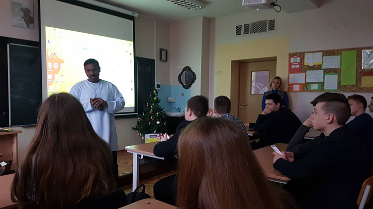 Gediminas Grėsius Svečiai pamokoje