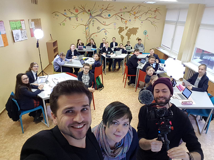 Gediminas Grėsius Pedagogas.lt svečiai pamokoje