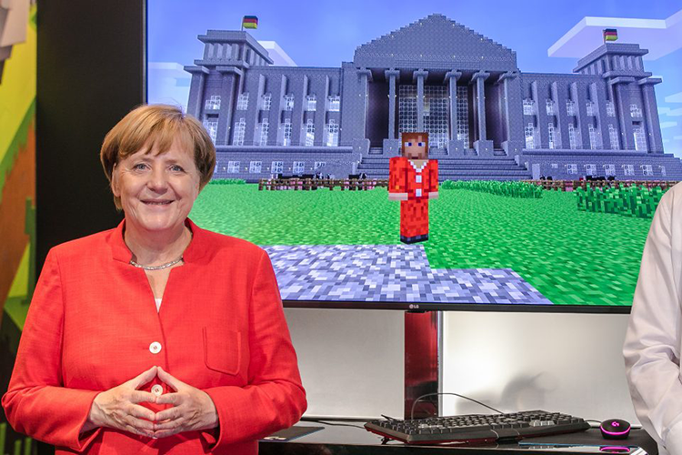 Gediminas Grėsius Minecraft pamokoje