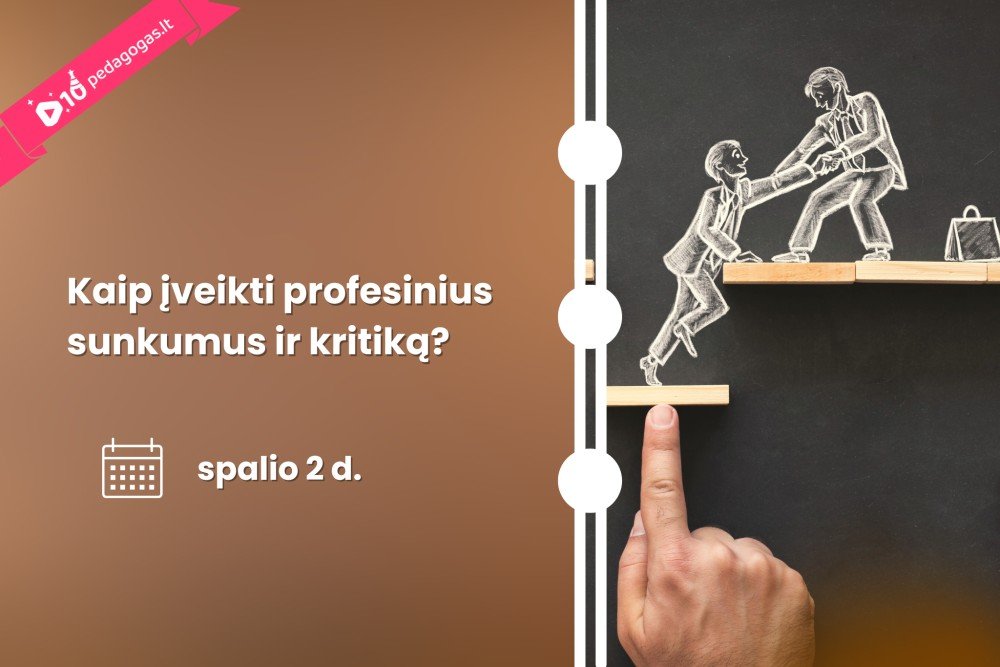 Kaip įveikti profesinius sunkumus ir kritiką?
