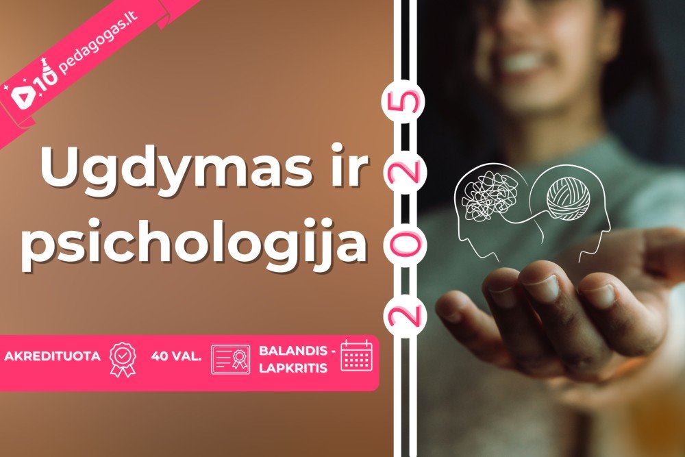 Ugdymas ir psichologija 2025