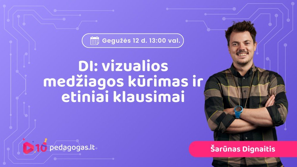 DI: vizualios medžiagos kūrimas ir etiniai klausimai