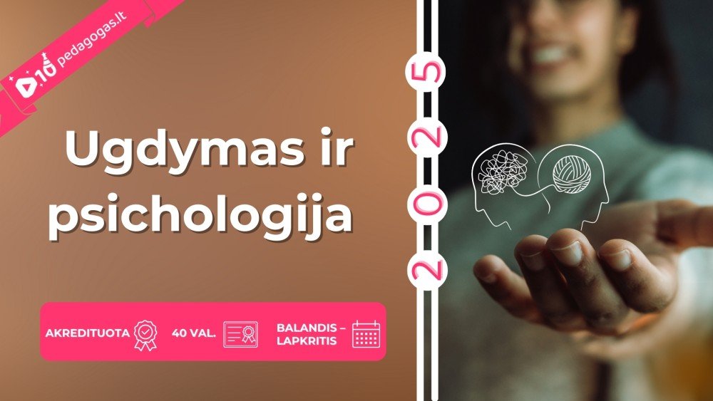 Ugdymas ir psichologija 2025