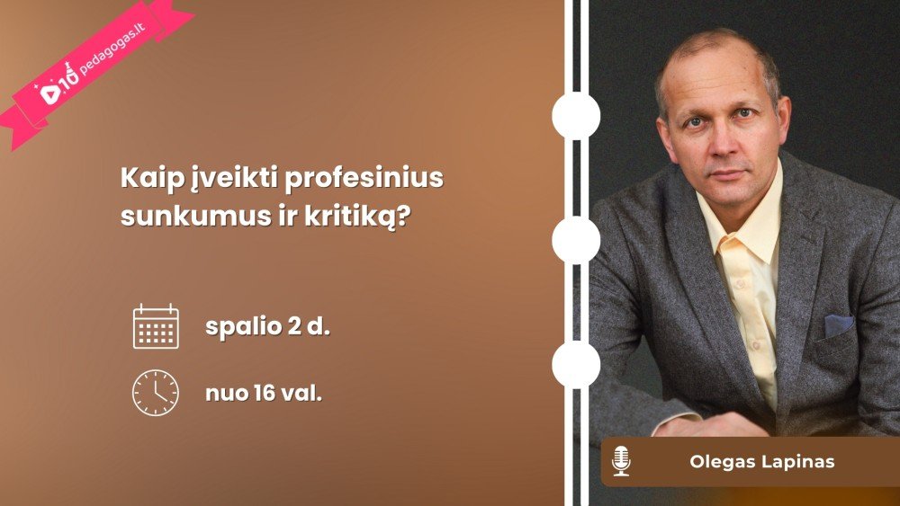 Kaip įveikti profesinius sunkumus ir kritiką?