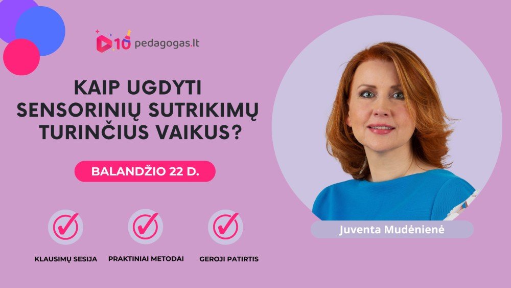 Kaip ugdyti sensorinių sutrikimų turinčius vaikus?