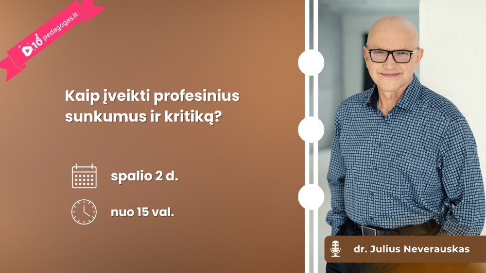 Kaip įveikti profesinius sunkumus ir kritiką?