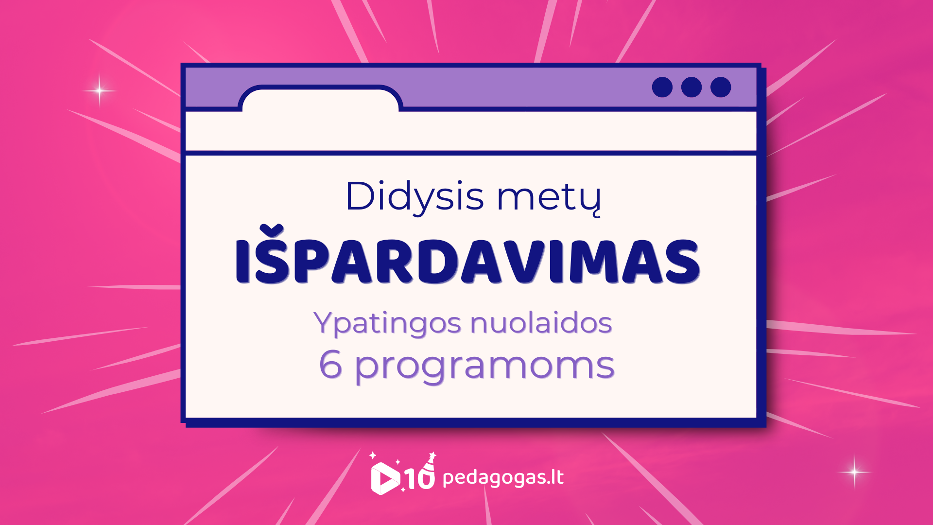 Didysis metų išpardavimas 