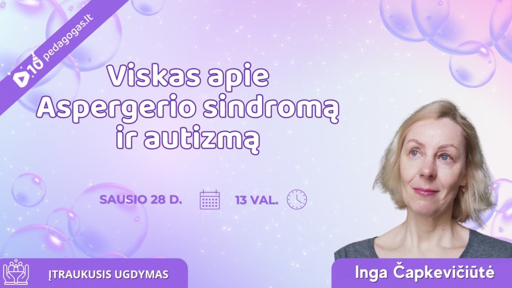 Viskas apie Aspergerio sindromą ir autizmą TD'26