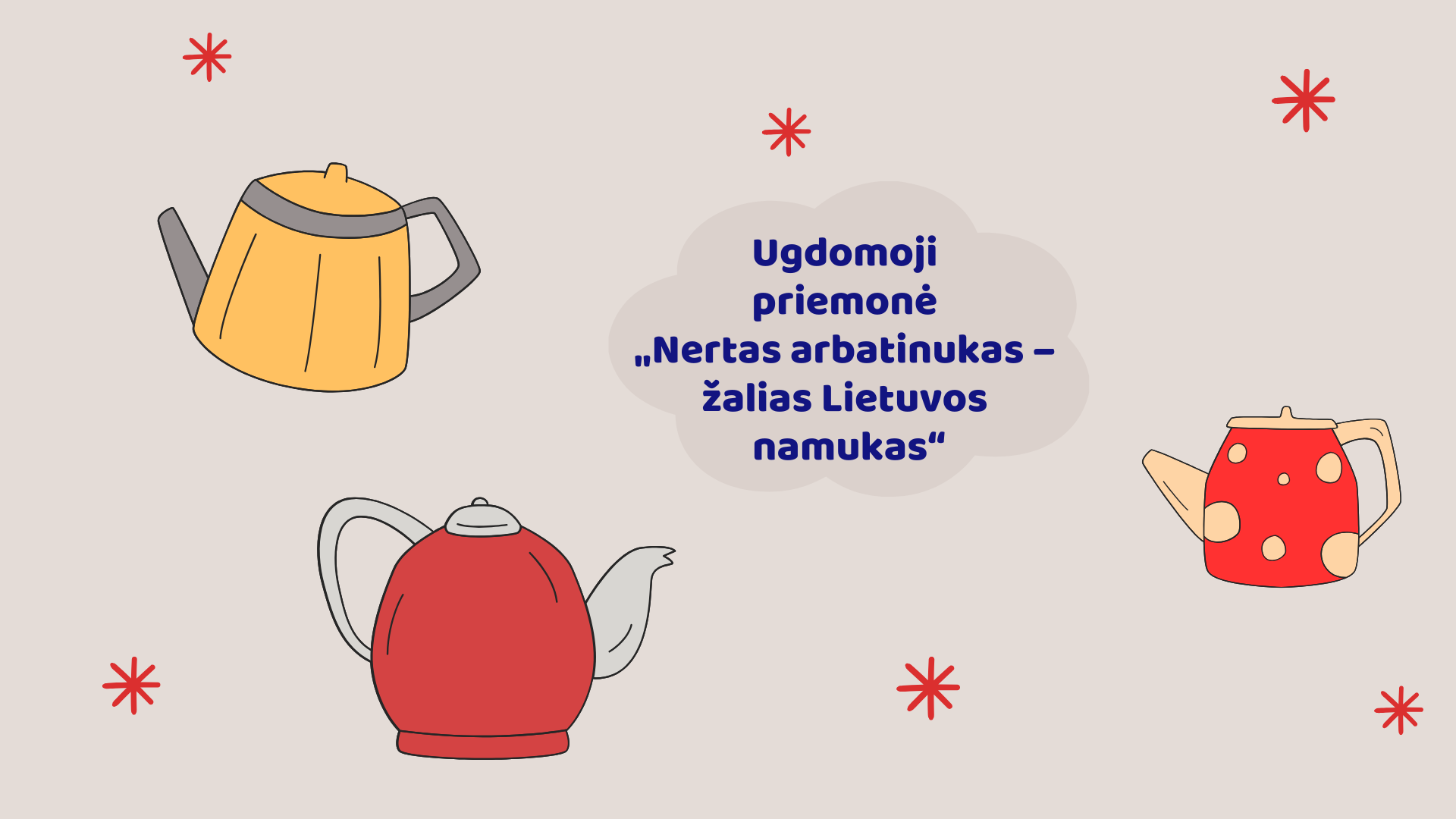 Ugdomoji priemonė „Nertas arbatinukas – žalias Lietuvos namukas“