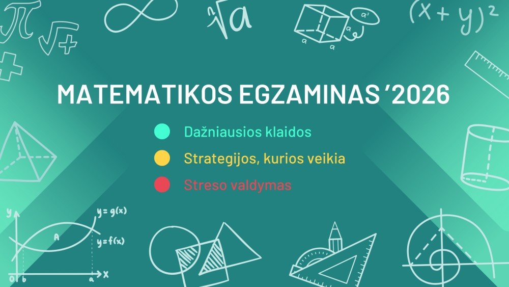 Matematikos egzaminas' 2026