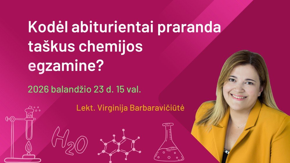Kodėl abiturientai praranda taškus chemijos egzamine? Praktinės strategijos, kurias galėsite taikyti jau rytoj