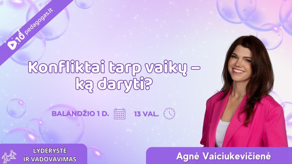 Konfliktai tarp vaikų – ką daryti? TD'26