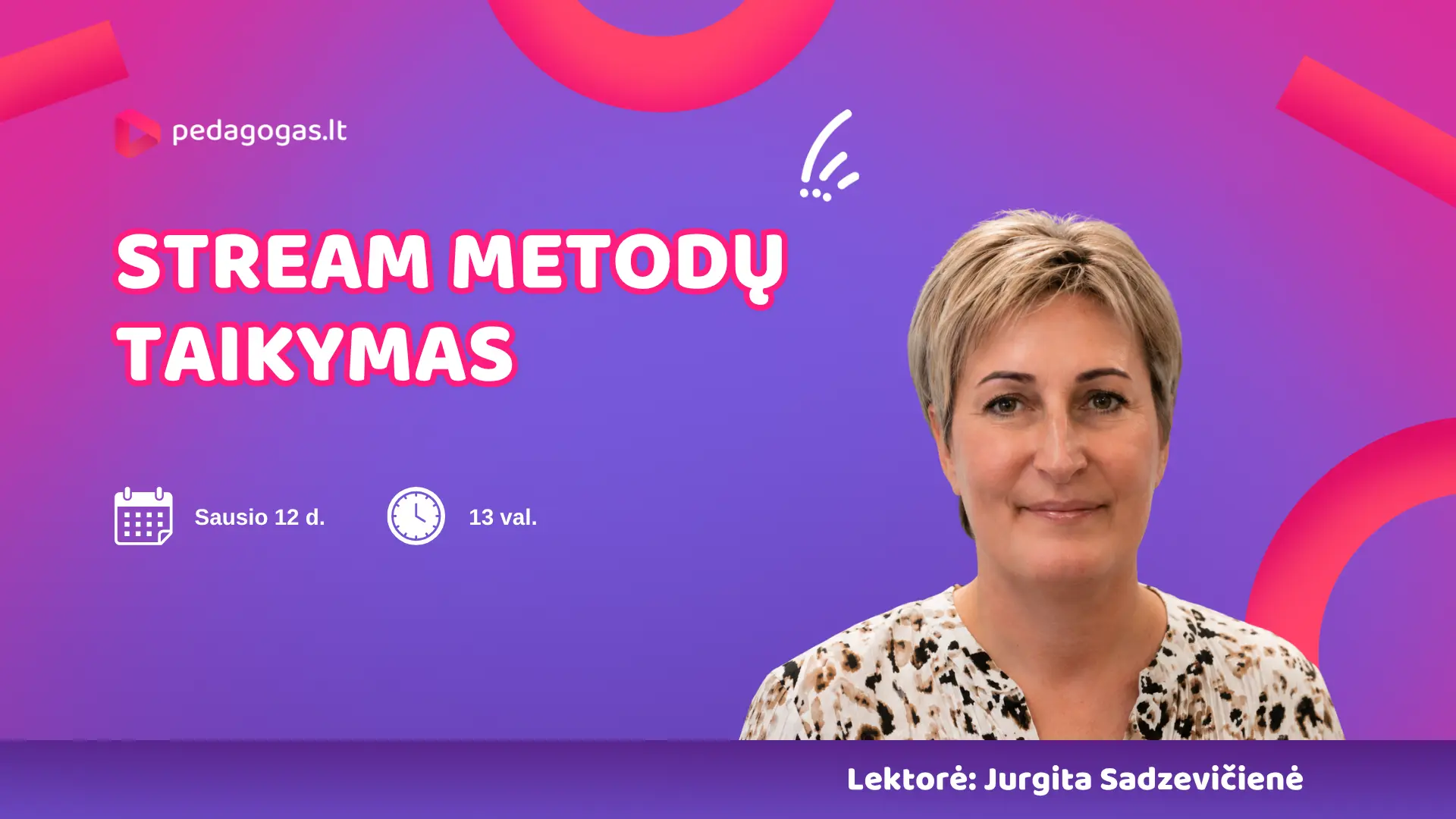 STREAM metodų taikymas