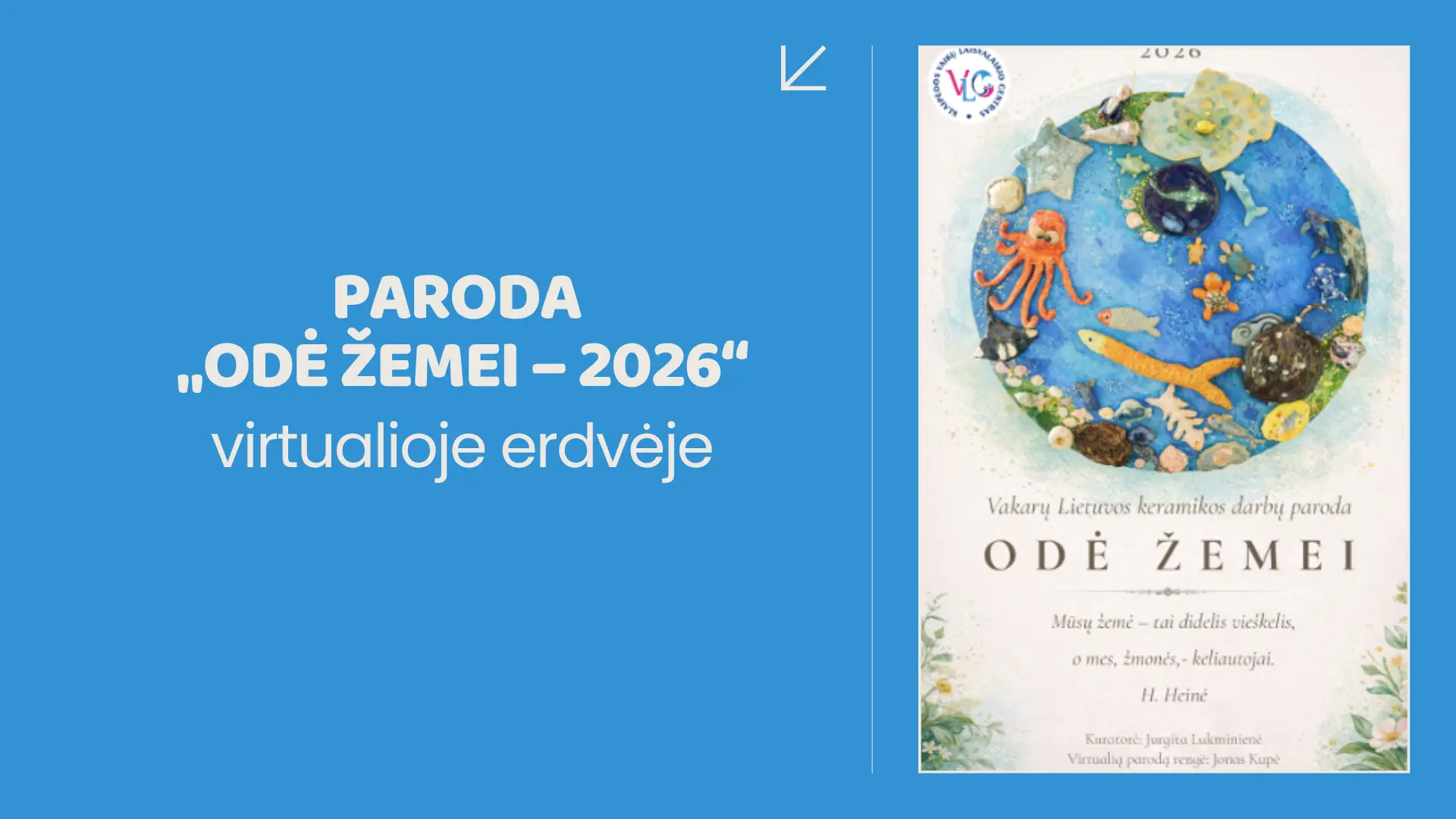 Paroda „Odė Žemei – 2026“ virtualioje erdvėje
