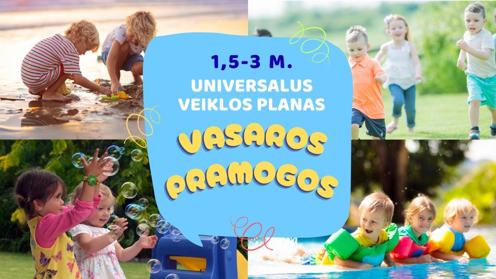 Universalūs veiklų planai. Tema - Vasaros pramogos