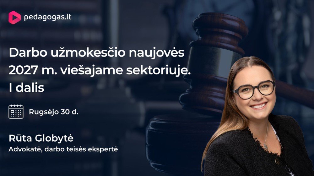 Darbo užmokesčio naujovės 2027 m. viešajame sektoriuje. I dalis