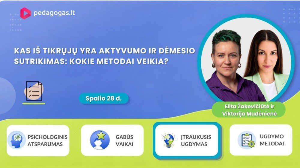 Kas iš tikrųjų yra aktyvumo ir dėmesio sutrikimas: kokie metodai veikia? 