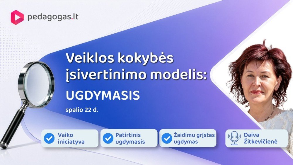 Veiklos kokybės įsivertinimo modelis: UGDYMASIS