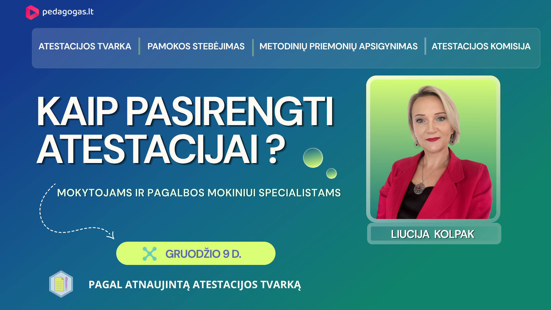 Pasirengimas atestacijai