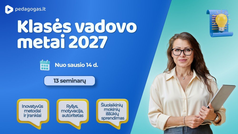 Klasės vadovo metai 2027