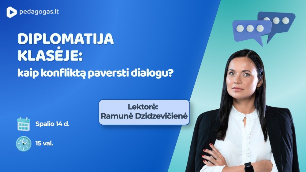 Diplomatija klasėje: kaip konfliktą paversti dialogu?