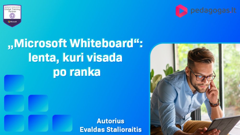 „Whiteboard“: lenta, kuri visada po ranka