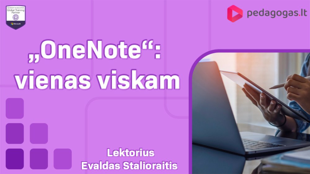 „OneNote“: vienas viskam