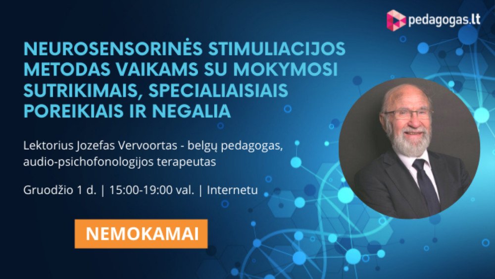 Neurosensorinės stimuliacijos metodas vaikams su mokymosi sutrikimais, specialiaisiais poreikiais