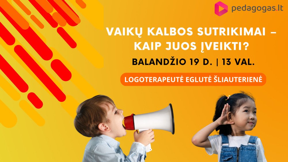 Vaikų kalbos sutrikimai – kaip juos įveikti?