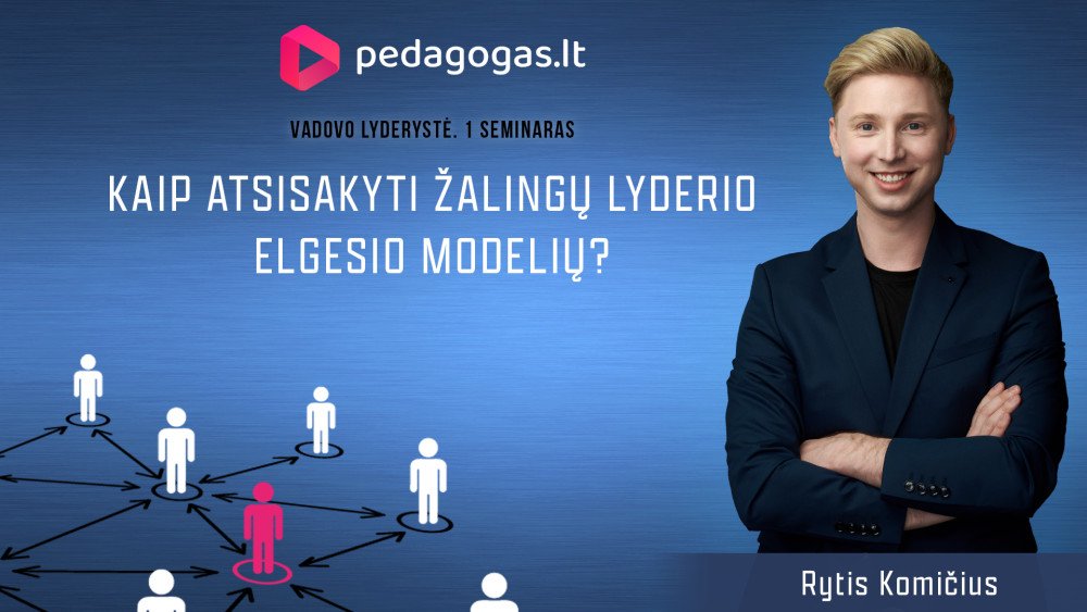 Kaip atsisakyti žalingų lyderio elgesio modelių? ŠVIETIMO ĮSTAIGOS VADOVO LYDERYSTĖ