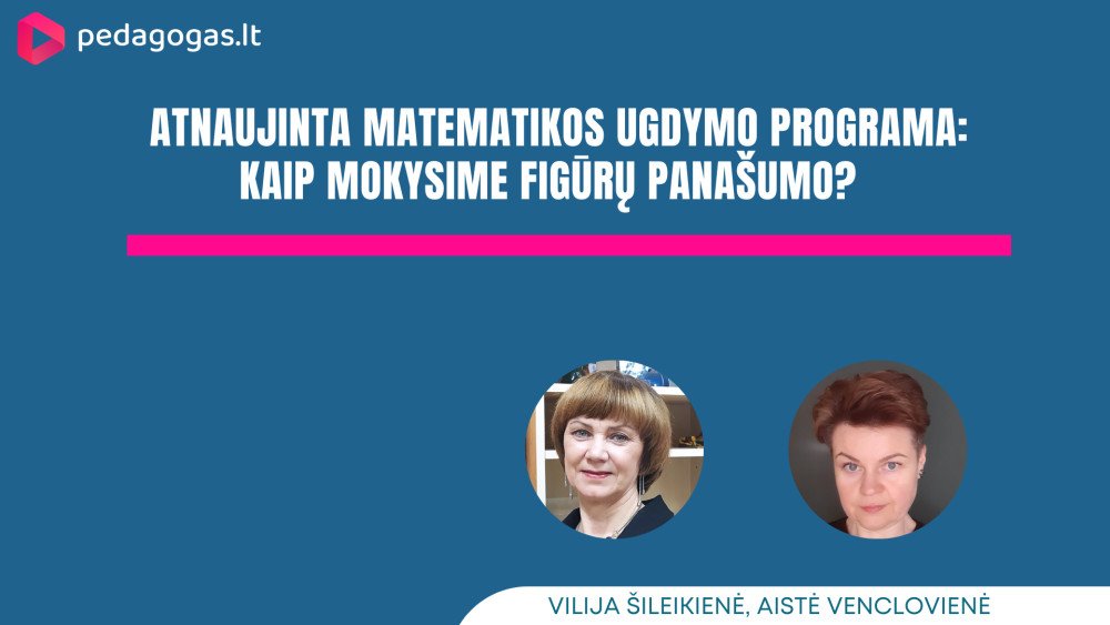 Atnaujinta matematikos ugdymo programa: kaip mokysime figūrų panašumo?