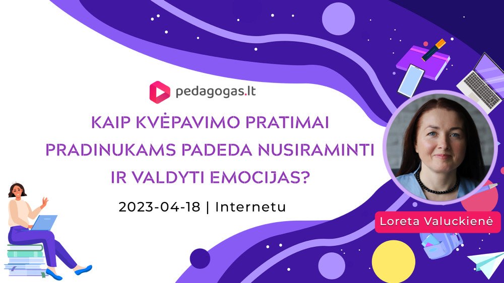 Kaip kvėpavimo pratimai pradinukams padeda susikaupti ir valdyti emocijas? 