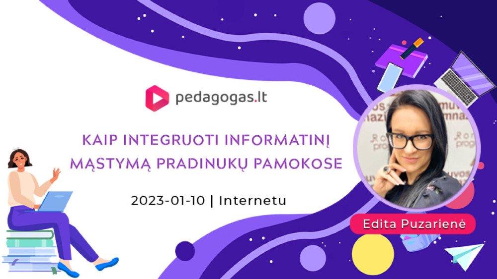 Kaip integruoti informatinį mąstymą pradinukų pamokose? 