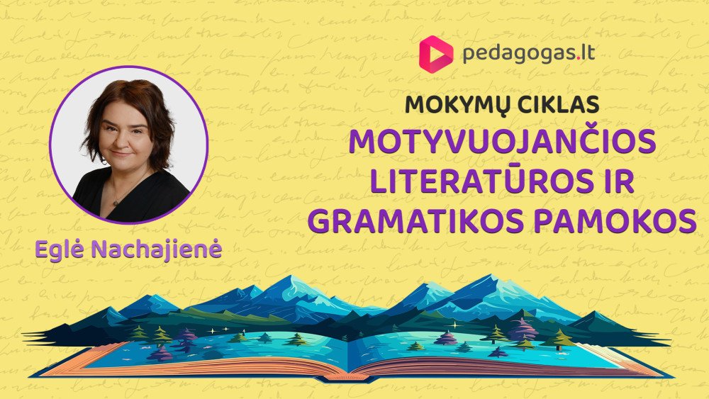 Motyvuojančios literatūros ir gramatikos pamokos