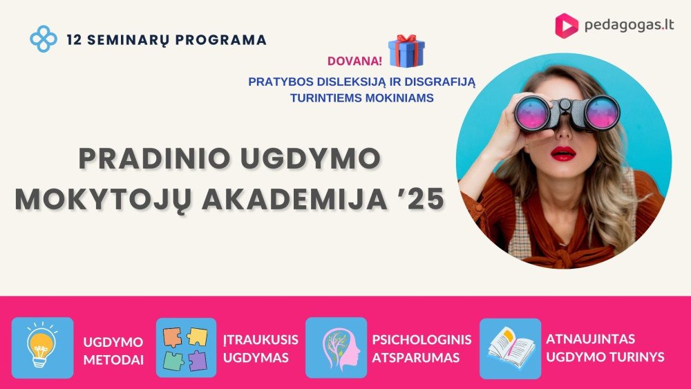 PRADINIO UGDYMO MOKYTOJŲ AKADEMIJA '25